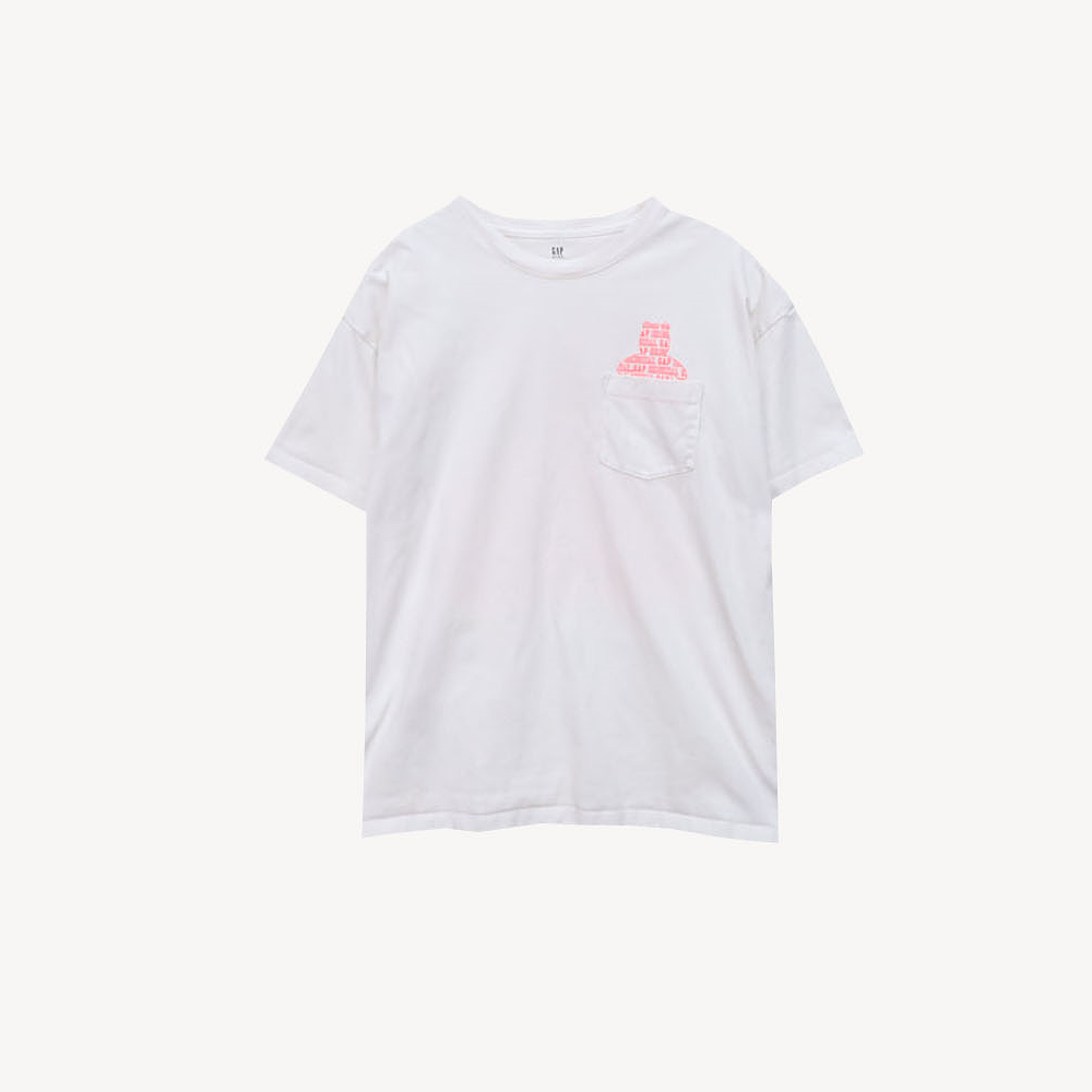 GAP 갭 베어포켓 라운드 반팔 티셔츠 KIDS_XL
